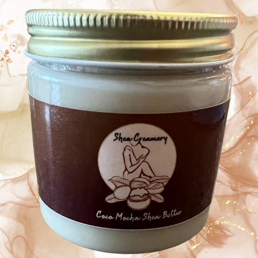 Cocoa Mocha Shea Butter 4oz - SheaCreamery