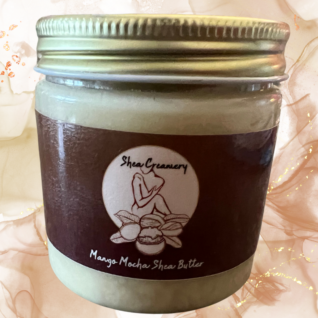 Mango Mocha Shea Butter 4oz - SheaCreamery