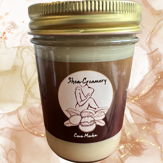 Cocoa Mocha Shea Butter 8oz - SheaCreamery