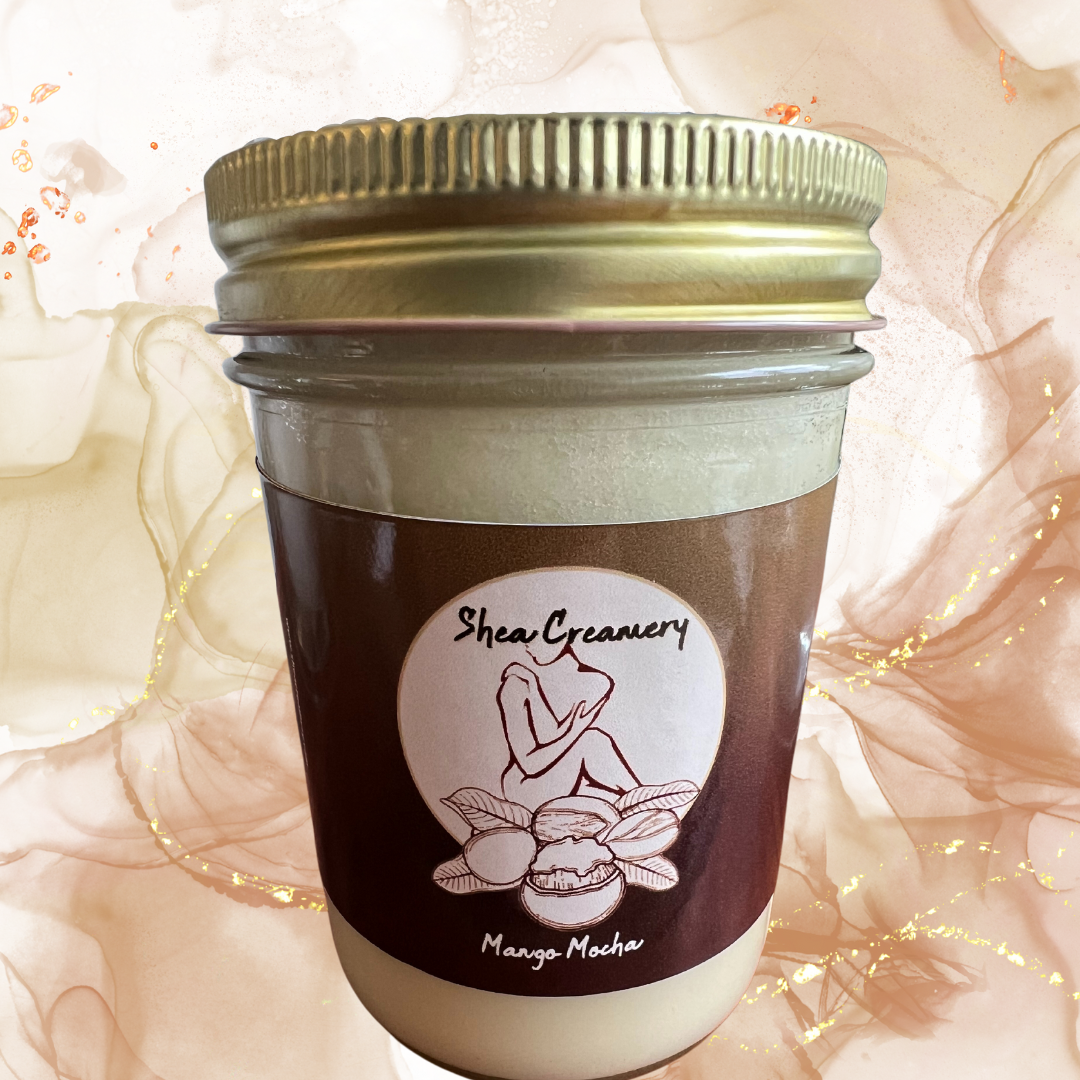 Mango Mocha Shea Butter 8oz - SheaCreamery